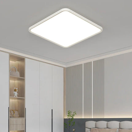 Plafonnier LED ultra mince décoratif à quatre grilles pour intérieur — LZ4X9M