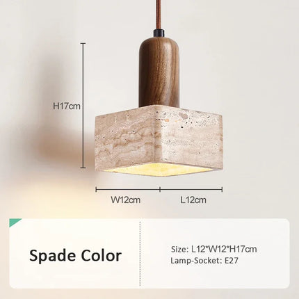Suspension en pierre naturelle au style scandinave pour intérieur — LZ4N7Q2H