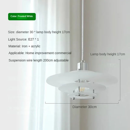 Suspension LED en acrylique pour commerces et restaurants — LZ4X9P