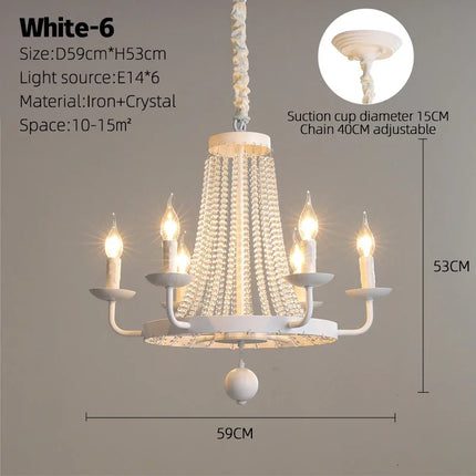 Lustre suspension en cristal lumineux pour décoration intérieure — LZ4X9M