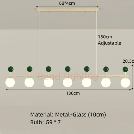 Lustre en verre et métal au design dynamique — LZ4XJ9