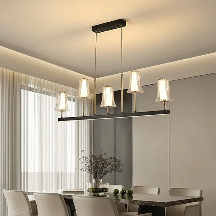 Lustre LED minimaliste au design postmoderne pour intérieur élégant — LZ4X9P2