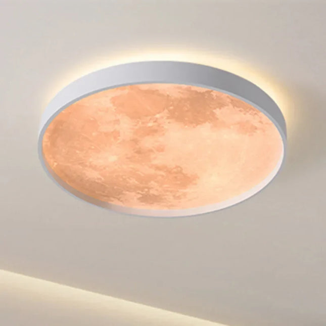 Plafonnier LED décoratif en forme de lune design moderne — LZ4X9T2