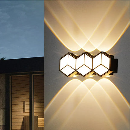 Applique murale LED étanche pour intérieur et extérieur, design moderne — LZ4X9P