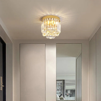 Plafonnier en cristal pour éclairage créatif style luxe — LZ4X9T2