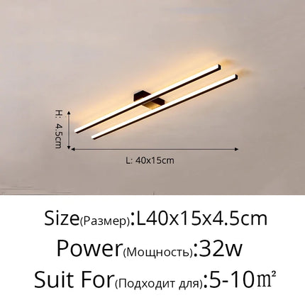Lustre LED moderne avec télécommande et fonction gradation pour intérieur — LZ4X9P2