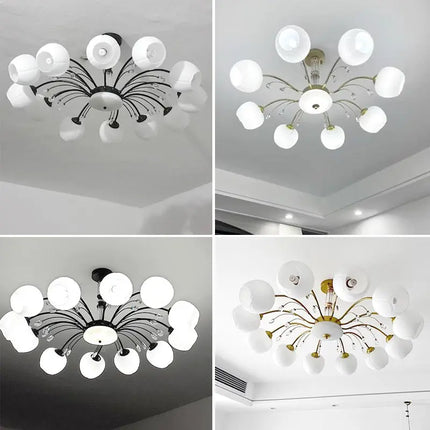 Lustre LED en cristal style nordique pour décoration intérieure — LZ4X9T