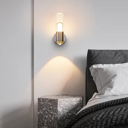 Applique murale mini en acrylique transparent style luminaire — LZ4X9T2