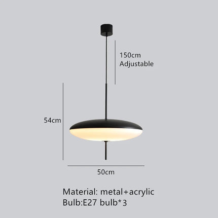 Suspension moderne avec fil plat réglable pour intérieur — LZ4X9Q