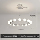 15-Lumières-Argent / Télécommande à intensité variable