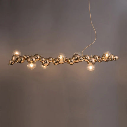 Lustre LED suspension design moléculaire tendance 2024 — LZ4X7Q9