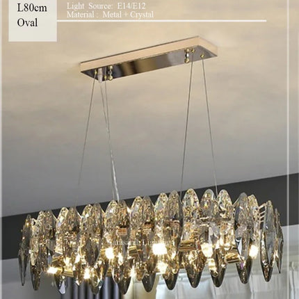 Lustre moderne en cristal pour décoration intérieure 2024 — LZ4X9B