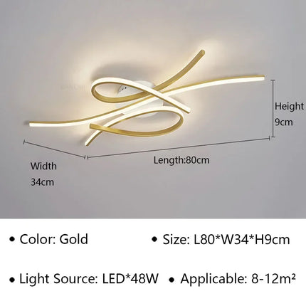 plafonnier led moderne pour hôtel et intérieur