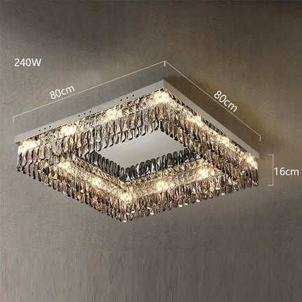 Lustre LED en cristal au design moderne pour intérieur — LZ4X9T2