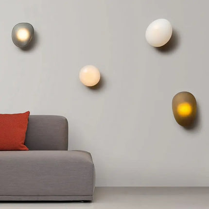 Applique murale LED galet coloré décorative — LZ4X9P