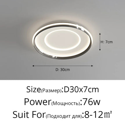 Plafonnier LED nordique au design créatif pour intérieur — LZ4X9QJ