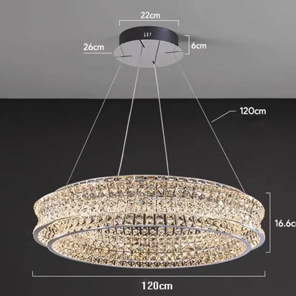 Lustre en cristal de luxe pour intérieur de restaurant, bar et hôtel — LZ4X9M