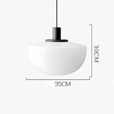 Suspension minimaliste en verre pour étude et chevet — LZ4X9T