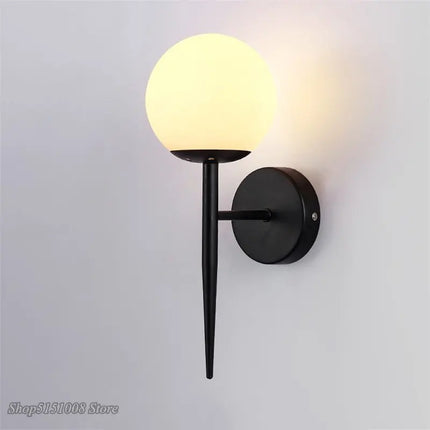Applique murale LED nordique boule de verre décorative — LZ4X9P