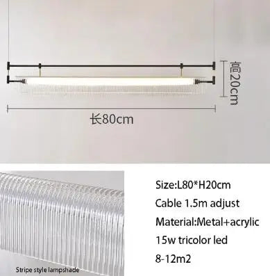 Suspension rétro en verre pour décoration intérieure moderne — LZ4X9T2