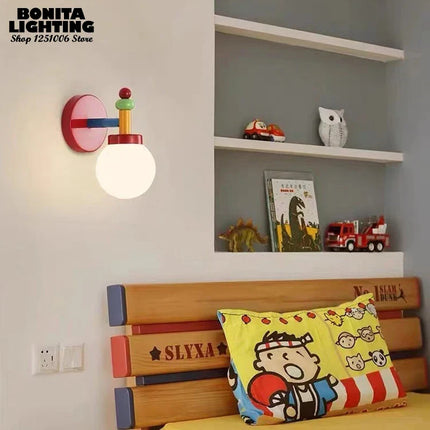 Applique murale rétro en forme de blocs de construction pour enfants — LZ4M9X2