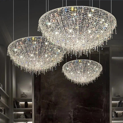 Lustre en cristal au design rétro pour décoration intérieure — LZ4QJ7