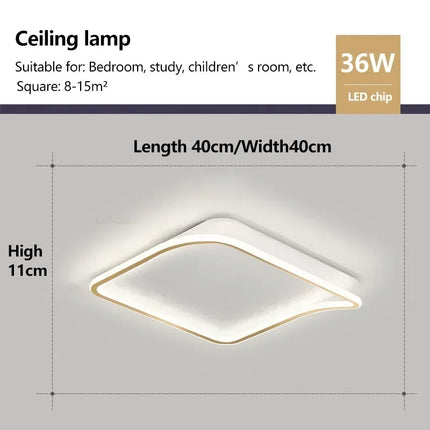 Plafonnier LED moderne pour décoration intérieure lumineuse — LZ4X9P2