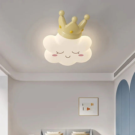 Plafonnier nuage rose pour chambre enfant romantique et chaleureuse — LZ4N7Q2J