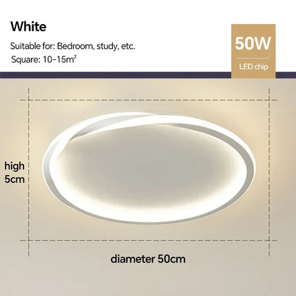 Plafonnier LED contemporain pour décoration intérieure élégante — LZ4X9QJ2
