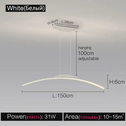 Suspension italienne minimaliste pour restaurant et bar — LZ4X9Q2F