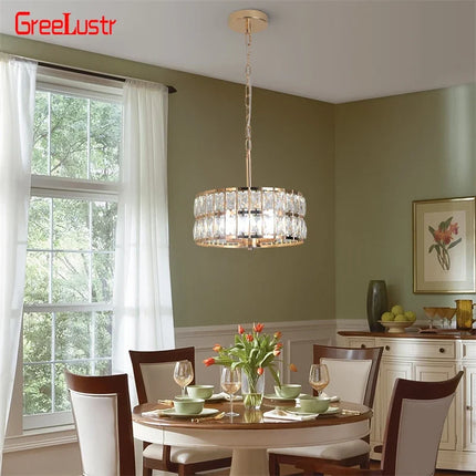 Lustre suspension en cristal pour décoration intérieure — LZ4B7X9
