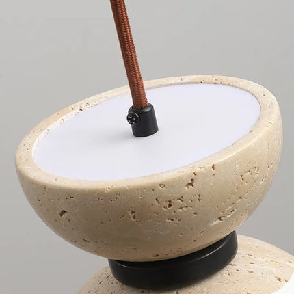 Lustre rétro en pierre naturelle pour décoration moderne — LZ4X9P