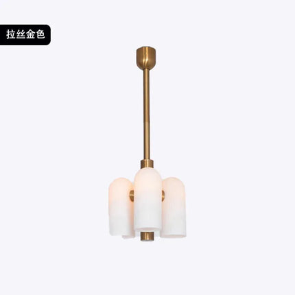 Lustre suspension en verre laiteux au design moderne élégant — LZ4X9J