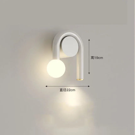 Applique murale nordique avec protection anti-scintillement pour les yeux — LZ4X9T