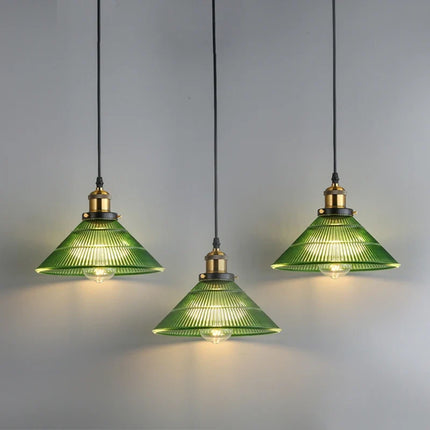 Suspension en verre rayé pour éclairage décoratif intérieur — LZ4X9T