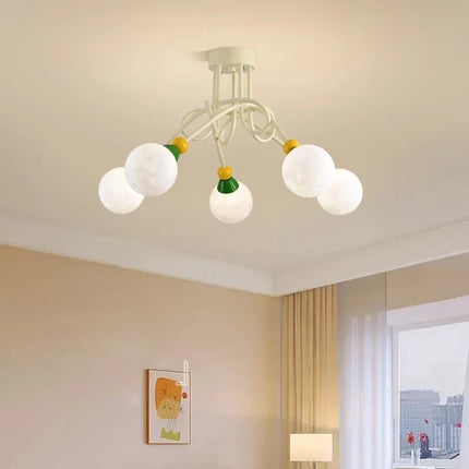 Lustre coloré style nordique pour chambre d'enfant moderne — LZ4X9T