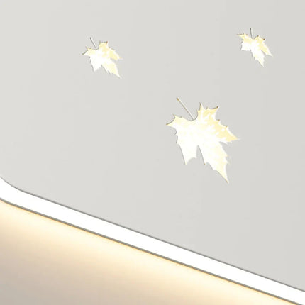 Applique murale métallique à intensité variable motif feuilles d’érable — LZ4QJ7