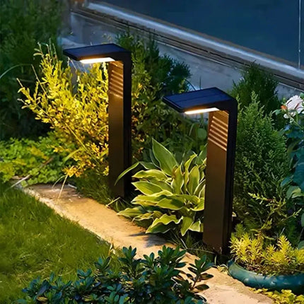 Lampadaire solaire décoratif pour jardin et cour moderne — LZ4X9T1