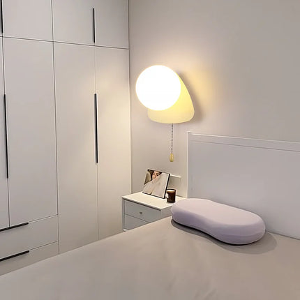 Applique murale LED moderne en verre avec interrupteur pour chambre d'enfant — LZ4X9T2
