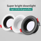 220V White / 7W hole75mm / Three-color light | CHINA