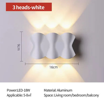 Applique murale LED étanche pour décoration lumineuse de jardin — LZ4X9Q2