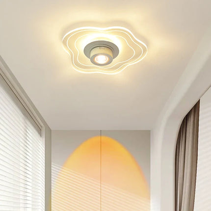 Plafonnier LED encastré avec spots style nordique — LZ4X9T