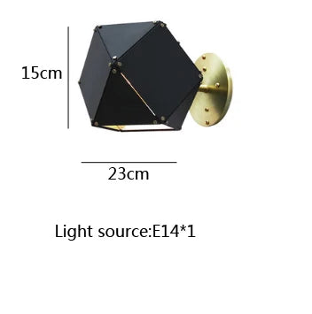 Suspension LED cube au style art déco universel — LZ4X9P