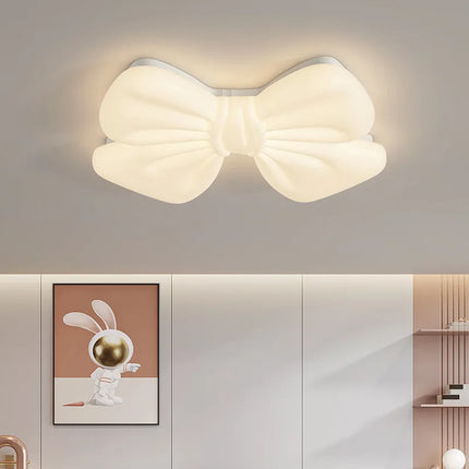 Plafonnier LED à motif nœud romantique pour chambre enfant — LZ4X9T