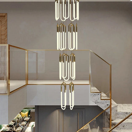 suspension moderne design nordique éclairage led loft élégant