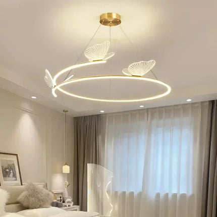 Lustre papillon au design créatif pour décoration intérieure — LZ7XQ2