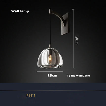 Lustre rétro américain en laiton et cristal pour éclairage élégant — LZ4N7Q2M