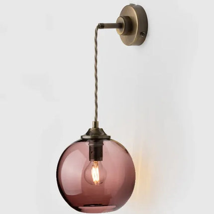Applique murale en verre au design nordique pour décoration intérieure — LZ4X9T