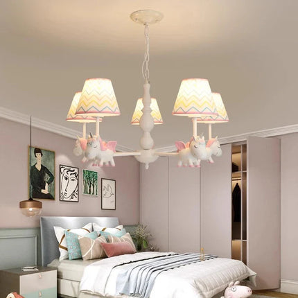 Lustre LED rotatif pour enfant style nordique romantique et chaleureux — LZ4X9P