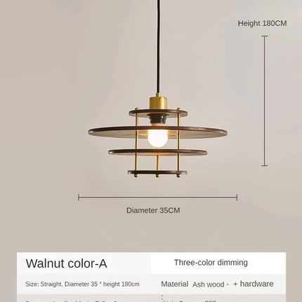 Lustre en bois massif style médiéval pour bar et restaurant — LZ4Q9T1